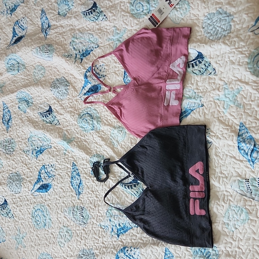 FILA sports bras Size M nwt